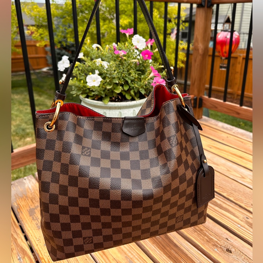 🌟💕🌟Beautiful Louis Vuitton Graceful PM in Damier Ebene